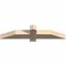 Ekena Millwork Eugene Smooth Timber Gable Bracket, Douglas Fir, 36"W x 7"H x 3 1/2"D x 3 1/2"F, 5/12 Pitch GBW036X07X0404EUG00SDF - alternate 3